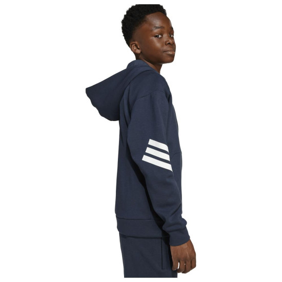 Adidas Παιδική ζακέτα Future Icons 3-Stripes Full-Zip Hoodie Adidas Παιδική ζακέτα Future Icons 3-Stripes Full-Zip Hoodie